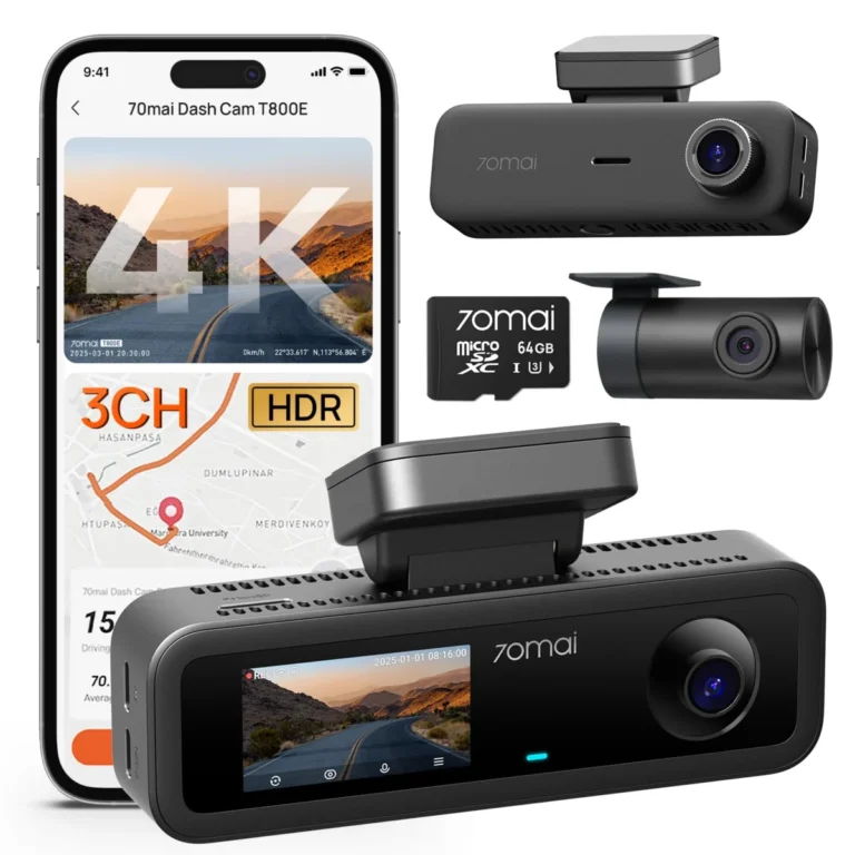 70mai T800E 3-Channel Dash Cam